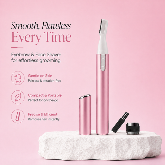LuxeShave™ Mini Electric eyebrow and face shaver
