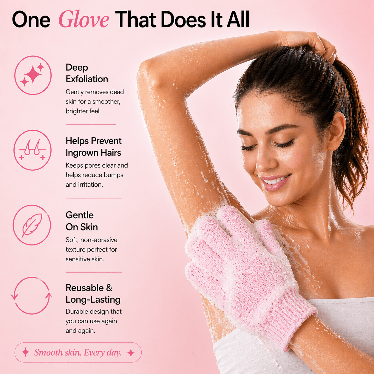 LuxeGlove™ Exfoliating Glove - LuxeShave™